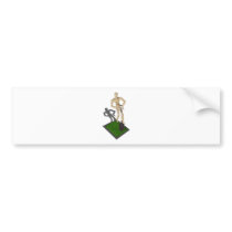 DiggingShovelInGrass112611 Bumper Sticker
