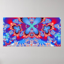 'DigiFlowers' Canvas UV Art Print