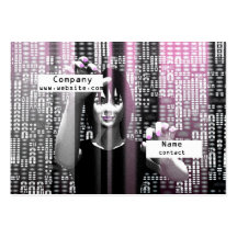 Digit Girl - Chubby Business Card