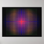Digital abstract Op-art  Conceptual Magic Print