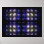 Digital abstract Op-art Supernatural Appearance Print