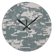 Digital ACU Camoflage Clocks