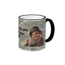 digital, army man plain, real patc... - Customized Mug