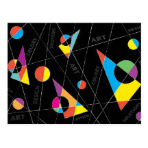 Digital art postcard