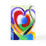 Digital colour Hearts - Customize cards