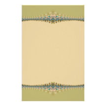 Digital Delicate Lace Stationery