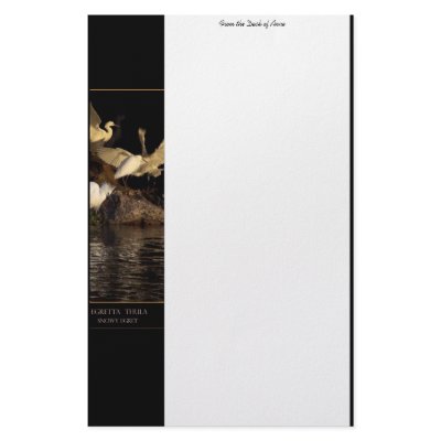 Digital Egrets Personalized Stationery by farmer77