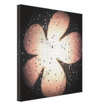 Digital Flower Gespannte Galeriedrucke