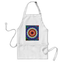Digital Fractal Abstract Aprons