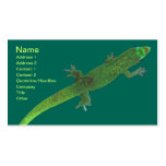 Digital Gecko on Green Business Card