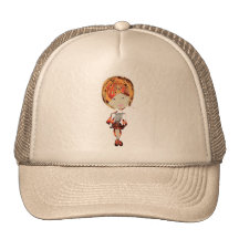 Digital Girl art Hat