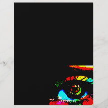 Digital Graffiti Eye Flyer Design