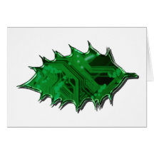 Digital Holly Greeting Cards