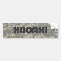 digital, HOOAH! hummer style Bumper Sticker