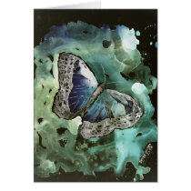 digital monarch butterfly painting modern art cards