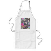Digital Mosaic Flowers Apron
