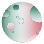 Digital Pop Art: Flag Colours of Mexico Party Plates