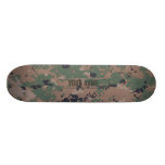 Digital Woodland Camouflage (Customizable) Skate Board Deck