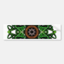 Digitally Grown Carnivorous Plant Bumper Sticker