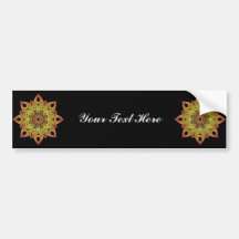 Digitally Grown Flower 2nd Bloom Transparent Bumper Stickers