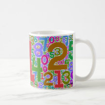 digits interdigitated coffee mug