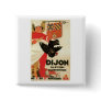 Dijon Chicken Vintage Food Ad Art Button