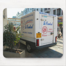 Dijon old city catering van mousepad