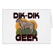 Dik-Dik Geek Cards