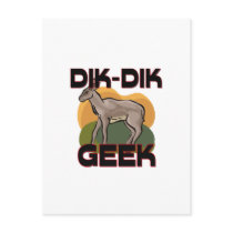Dik-Dik Geek Postcards