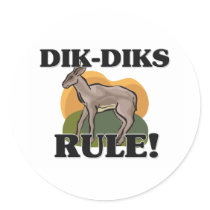 DIK-DIKS Rule! Sticker