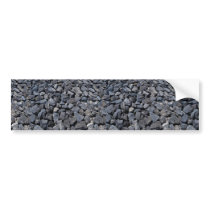 Dike stones on the coast of Los Cristianos, Teneri Bumper Sticker