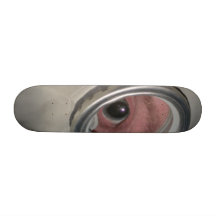 Dilated Gas Mask Eye by KLM Skateboard Deck