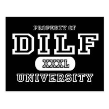 DILF University Dark Post Cards