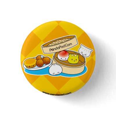 Dim Sum Party Button (more styles...) by pandapad