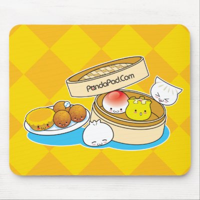 Dim Sum Party mousepad by pandapad