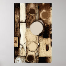 Dimension - affiche abstraite