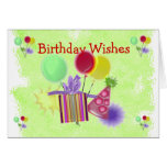 Dimensional Birthday Wishes Card