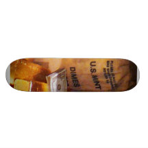 Dimes, Dollars and Gold Skate Decks
