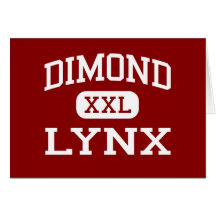 Dimond - Lynx - High School - Anchorage Alaska Greeting Cards