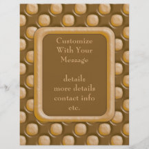 Dimple Dots - Chocolate Peanut Butter Custom Flyer