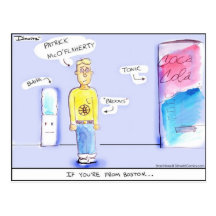 Dimwitz Comics "If You're from Boston" Postcard by