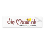 Din Musli Bumper Sticker
