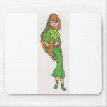 Dina_by_LittleladyToph Mouse Mat