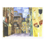 Dinan Medieval Centre Brittany Postcard