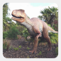 Dinasaur Square Sticker