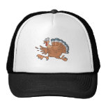 dinde effrayée drôle casquette de camionneur