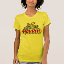 Dîner de burrito t-shirt