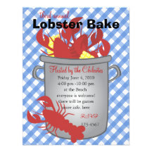 Dîner de homard invitations
