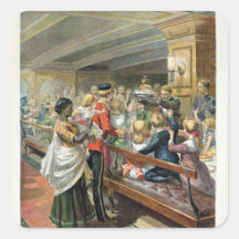 Dîner de Noël des enfants en mer Adhésif