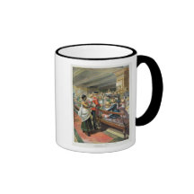 Dîner de Noël des enfants en mer Mugs